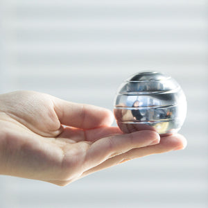 Decompression Gyroscope Desktop Toy 45mm Silver